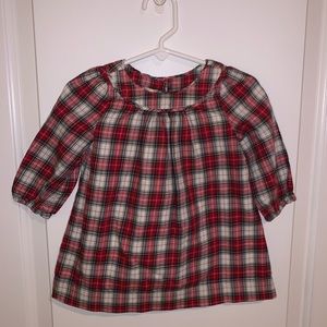BabyGap holiday plaid dress